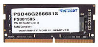 Модуль пам'яті Patriot DDR4 8Gb 2666 MHz Sodimm (PSD48G266681S)