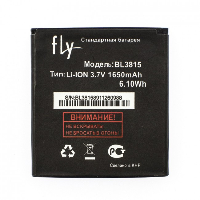 Аккумулятор AAAA-Class Fly BL3815 / IQ4407, фото 1