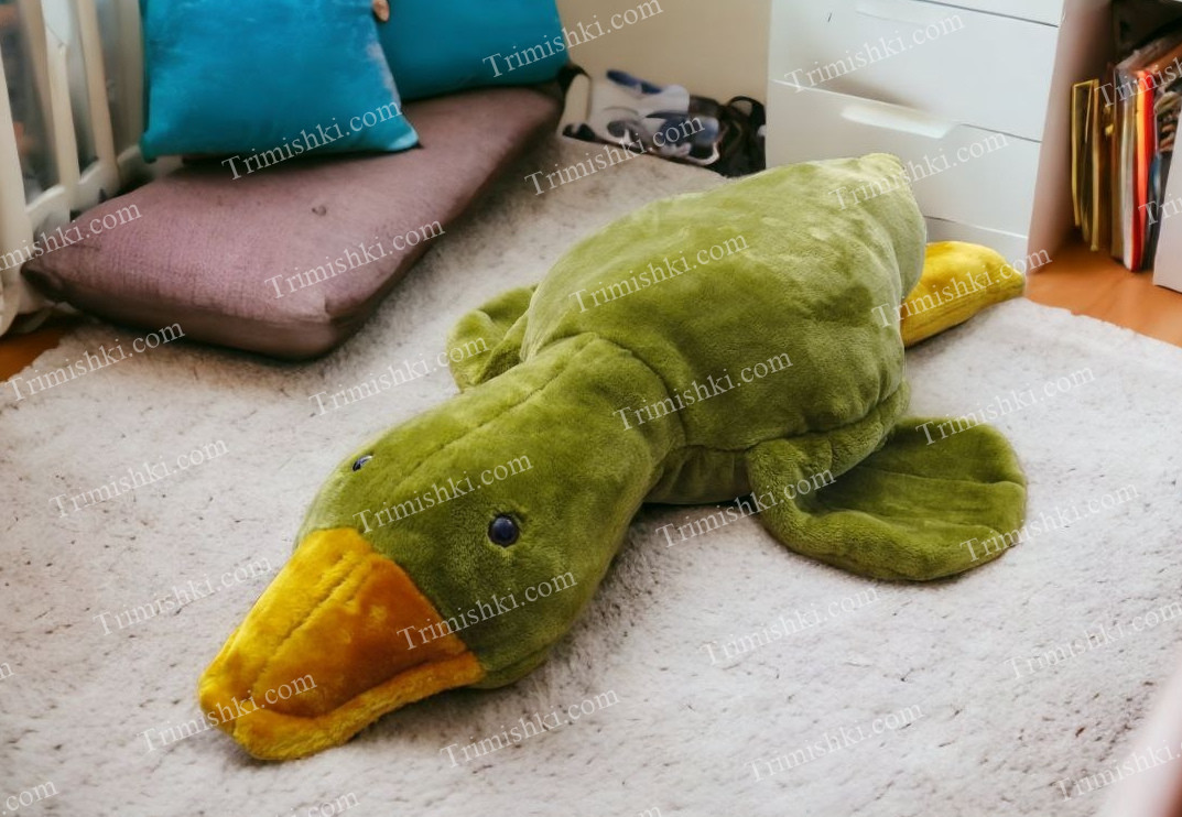 М'яка іграшка Гусак-обіймусь 160 см Плюшевий гусак Величезний гусак іграшка М'яка мила іграшка, фото 1