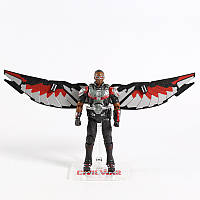 Фигурка Сокол Falcon из фильма Мстители Avengers. Игрушка Марвел на подставке. Falcon игрушка 16 см VCT