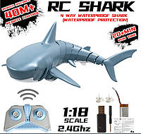 Интерактивная Акула, детская игрушка на радиоуправлении Shark, игрушка для ванны VCT