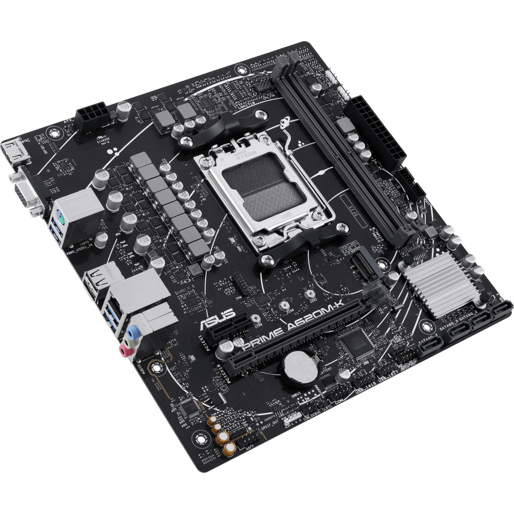 Материнська плата PRIME A620M-K AM5 DDR 5 1 x VGA, 1 x HDMI 1 4 micro ATX