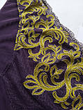 Трусики жіночі з вишивкою Elle Macpherson Фіолетові, фото 3