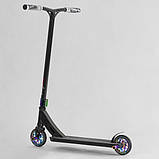 Самокат для трюків Best Scooter Freestyle HIC + Пегі 2 шт Чорний, фото 3