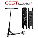 Спортивний трюковий самокат Best Scooter Portal HIC + Пеги 2 шт Чорний, фото 3