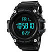 Годинник наручний чоловічий SKMEI 1384BK BLACK, водонепроникний чоловічий годинник. Колір: чорний, фото 2