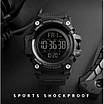 Годинник наручний чоловічий SKMEI 1384BK BLACK, водонепроникний чоловічий годинник. Колір: чорний, фото 5