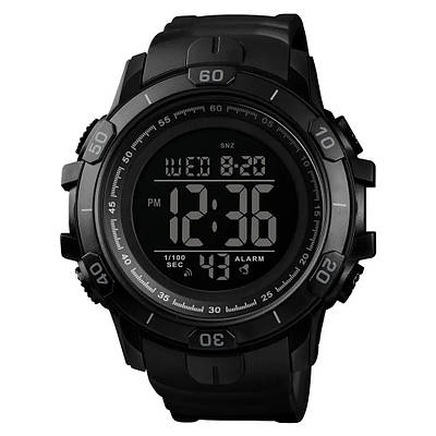 Годинник наручний чоловічий SKMEI 1475BK BLACK, військовий тактичний годинник. Колір: чорний