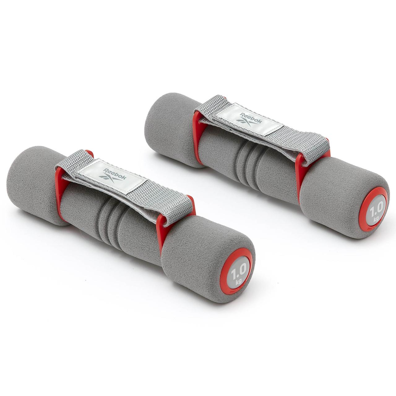 Гантелі Reebok Softgrip AWT-11061RD (2 шт по 1 кг)