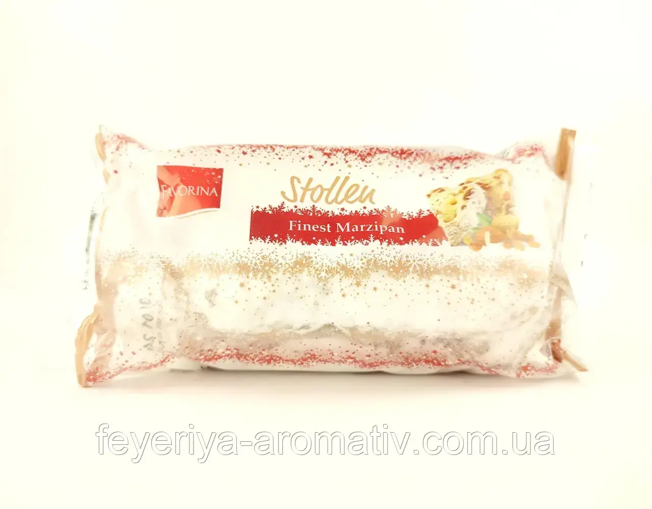 Рождественская выпечка штолен Favorina Stollen Finest Marzipan 200 г Германия - фото 1 - id-p796649585