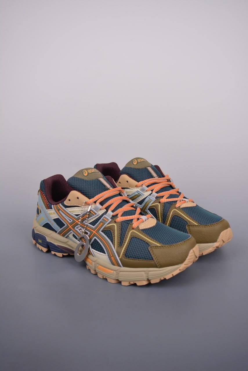 Чоловічі кросівки ASICS Gel kahana 8 blue haki Взуття Асикс демісезон сині кеди текстиль повсякденні Китай