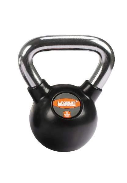 Гиря LiveUp RUBBER KETTLEBELL (LS2044-8)