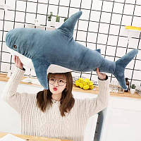 М яка Плюшева Іграшка Акула Shark doll 100 см Подушка акула подушка обіймашка