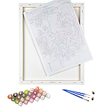 Картина за номерами Транспорт Набір для розпису Рожеве авто Гавани Полотно на дерев'яному підрамнику 40x50 Strateg 1198, фото 3