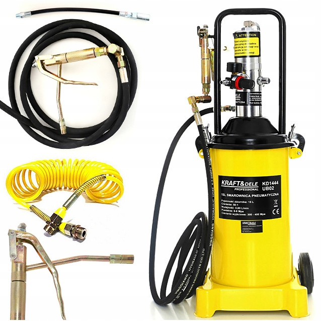 Пневматична автоматична мастильна установка 15L KRAFT&DELE KD1444