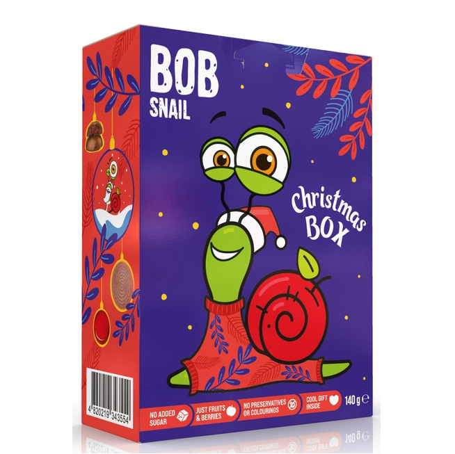 Різдвяний бокс Bob Snail набір з іграшкою 140г - фото 1 - id-p2018290492