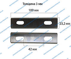 Ножі рубанка Rebir (100 мм)