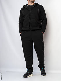 6980-31 Спортивний костюм чоловічий пряма штанина тринитка на флісі норма (3 од: 56,58,60)