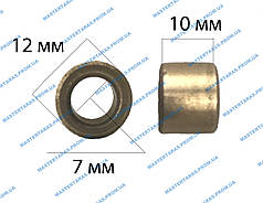 Втулка мідно-графітова 7x12x10
