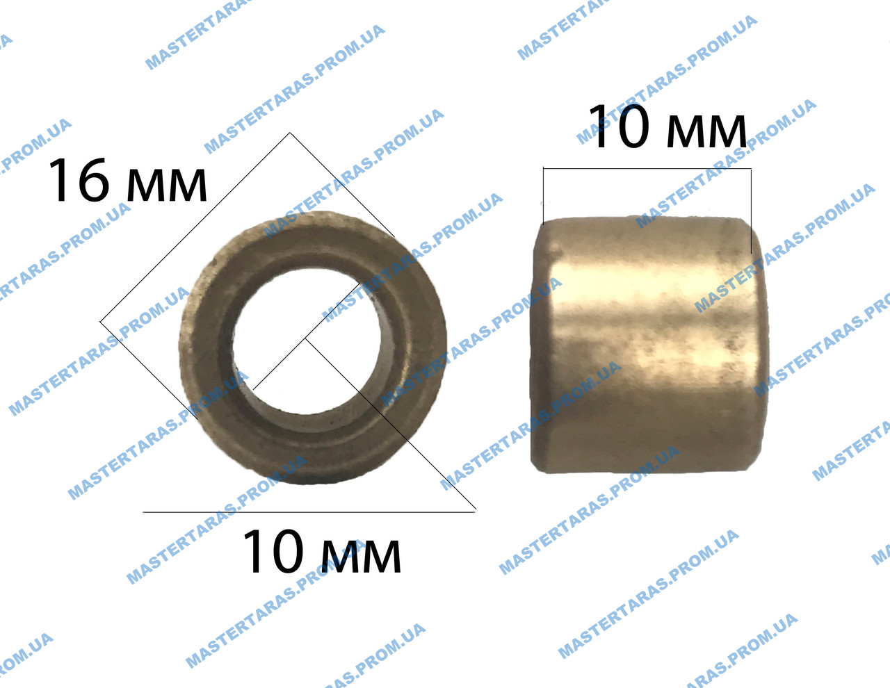 Втулка 10x16x10