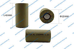 Акумуляторний елемент (банка) для шурупокрутів 1,2 В Ni-Cd (1500 АЧ)