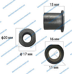 Втулка графітова 11x16x15