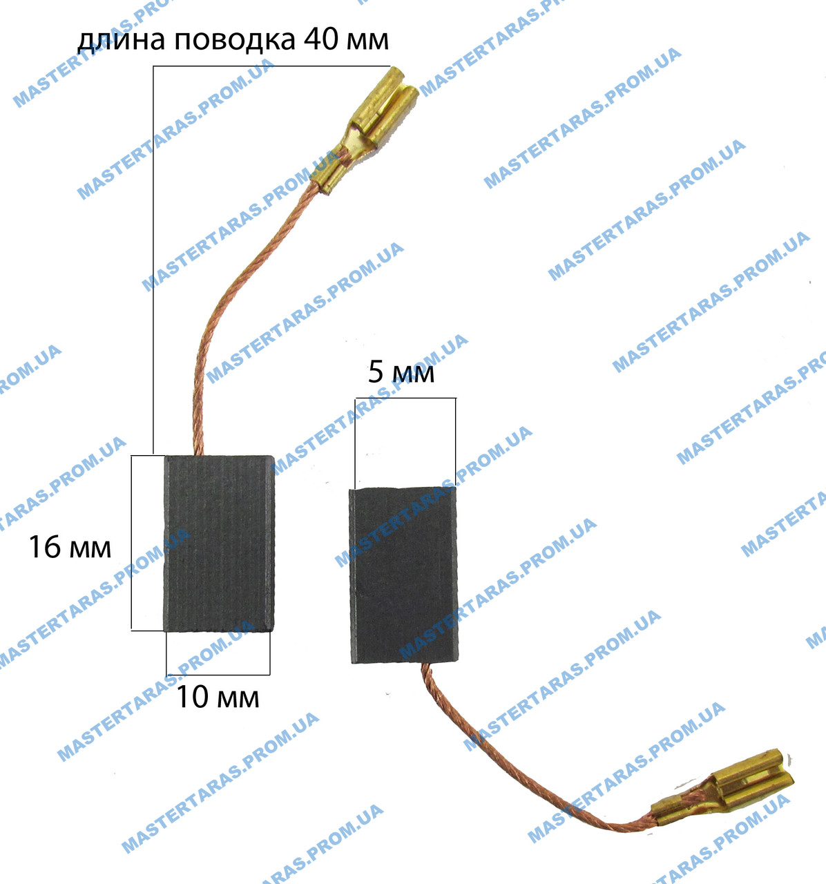 Щітка графітова 5х10х16 (3тип)