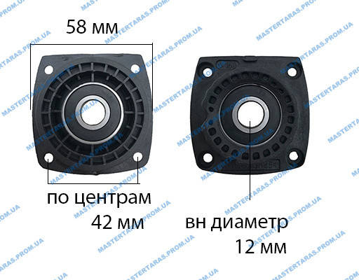 Фланець корпусу редуктора на болгарку bosch 125, фото 1