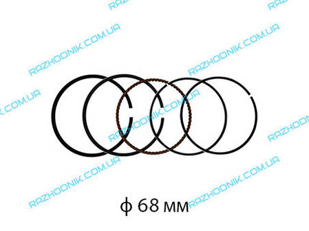 Поршневі кільця на Генератор Werk WPG 3600E, фото 2