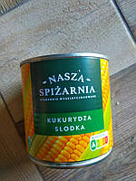 Кукурудза консервована солодка Nasza Spizarnia 340/285 грам