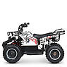 Квадроцикл електричний із мотором 800W Profi HB-ATV800AS-2-3 для дітей від 6 років Чорно-білий-червоний, фото 5
