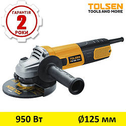 Болгарка (кутова шліфмашина) Tolsen Т-125/950