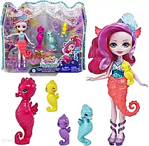 Набір Енчантималс сім'я Морських ковзанів Enchantimals Family Toy Set Sedda Seahorse Doll
