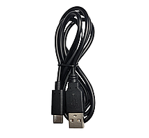 Кабель USB 2.0 AM to USB Type-C QC 2.4A 0.45 м для заряджання, живлення та синхронізації чорний