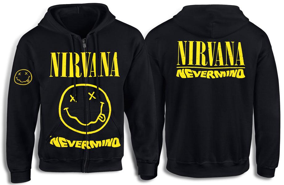 Толстовка на змійці NIRVANA Nevermind Smile