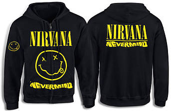 Толстовка на змійці NIRVANA Nevermind Smile, фото 1