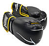 Боксерські рукавиці PowerPlay 3018 Jaguar Чорно-Жовті 10 унцій, фото 9