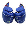 Боксерські рукавиці PowerPlay 3018 Jaguar Сині 12 унцій, фото 8