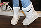 Чоботи дутики жіночі зимові білі С345, фото 5