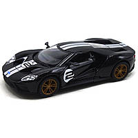 Модель машины FORD GT (Heritage Edition) 5'' металлическая инерционная, 3 цвета, KT5448W