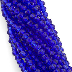 Намистини Swarovski огранювання рондель 2,5х2 мм Ø 0,5 мм 170 шт. Синій 034