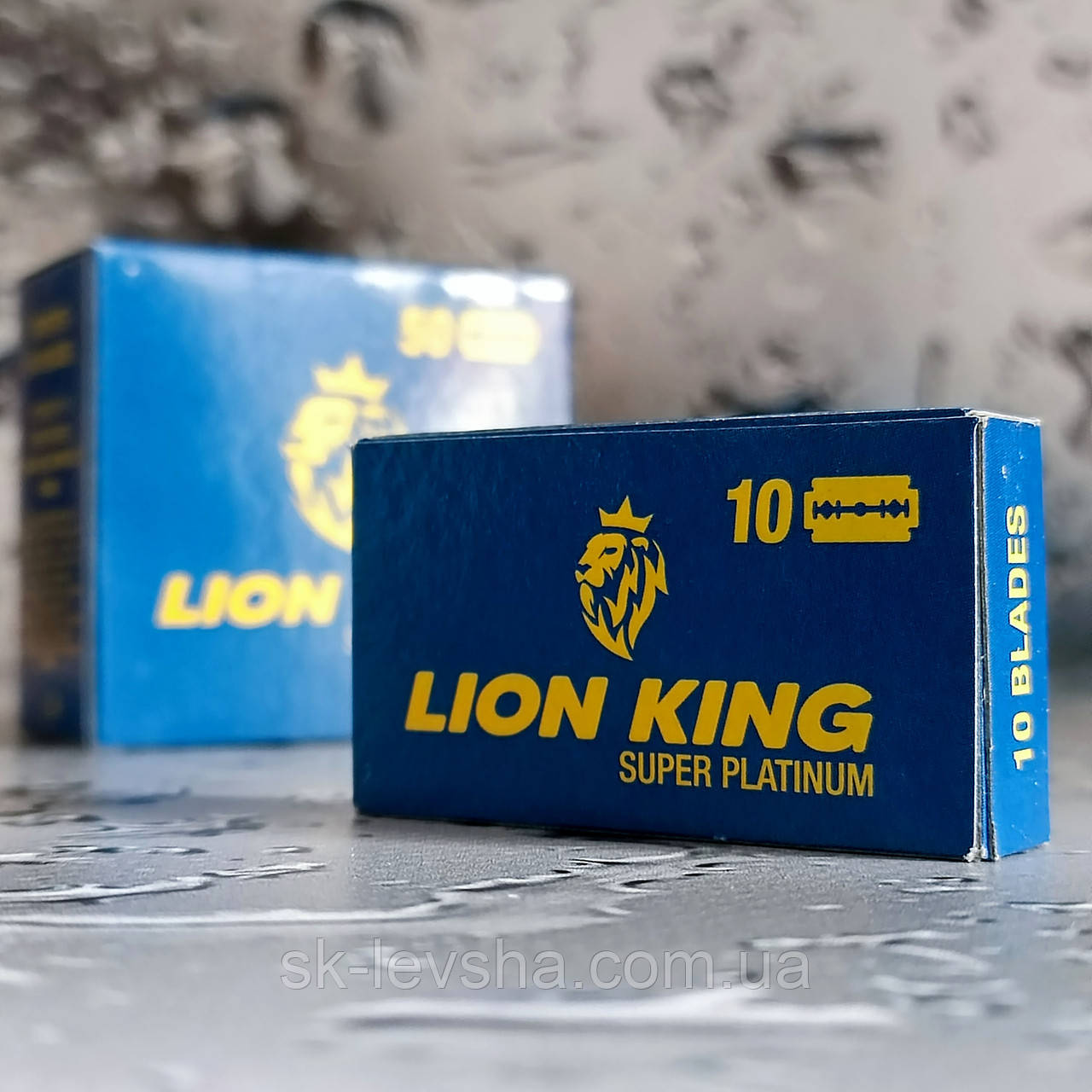 Леза двосторонні Lion King Super Platinum 10 шт.