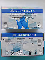 Перчатки нитриловые медицинские неприпудренные р.М "ALEXPHARM" 100шт/уп ( 50пар)