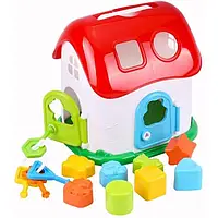 Детская развивающая игрушка Сортер домик с ключиками Технок