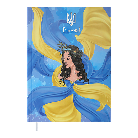 Щоденник недат FREE A5 жовтий, фото 1