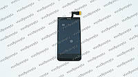 Дисплей для смартфона (телефона) HTC Desire 300, Desire 301e, black (в сборе с тачскрином)(без рамки),