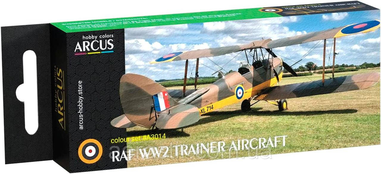 Набір акрилових фарб "RAF WW2 Trainers", Arcus A3014