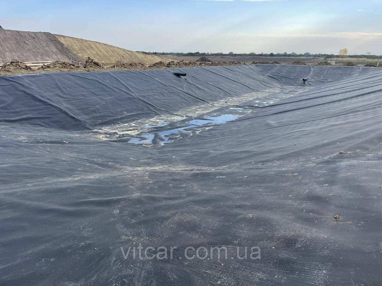 Монтаж геомембран HDPE, LDPE