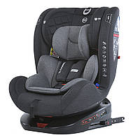 Автокресло детское (группа +0-1-2-3, 0-36 кг, isofix) El Camino EVEREST ME 1114 Light Gray Светло-серый