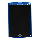Графічний LCD планшет для малювання 6,5" + стилус, Синій / Дитячий кольоровий планшет для навчання малюванню, фото 5